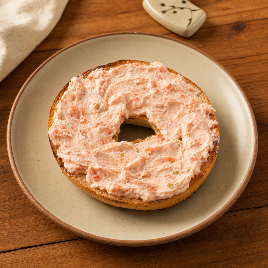 Bagel with Lox or Sun Dried Tomato Cream Cheese