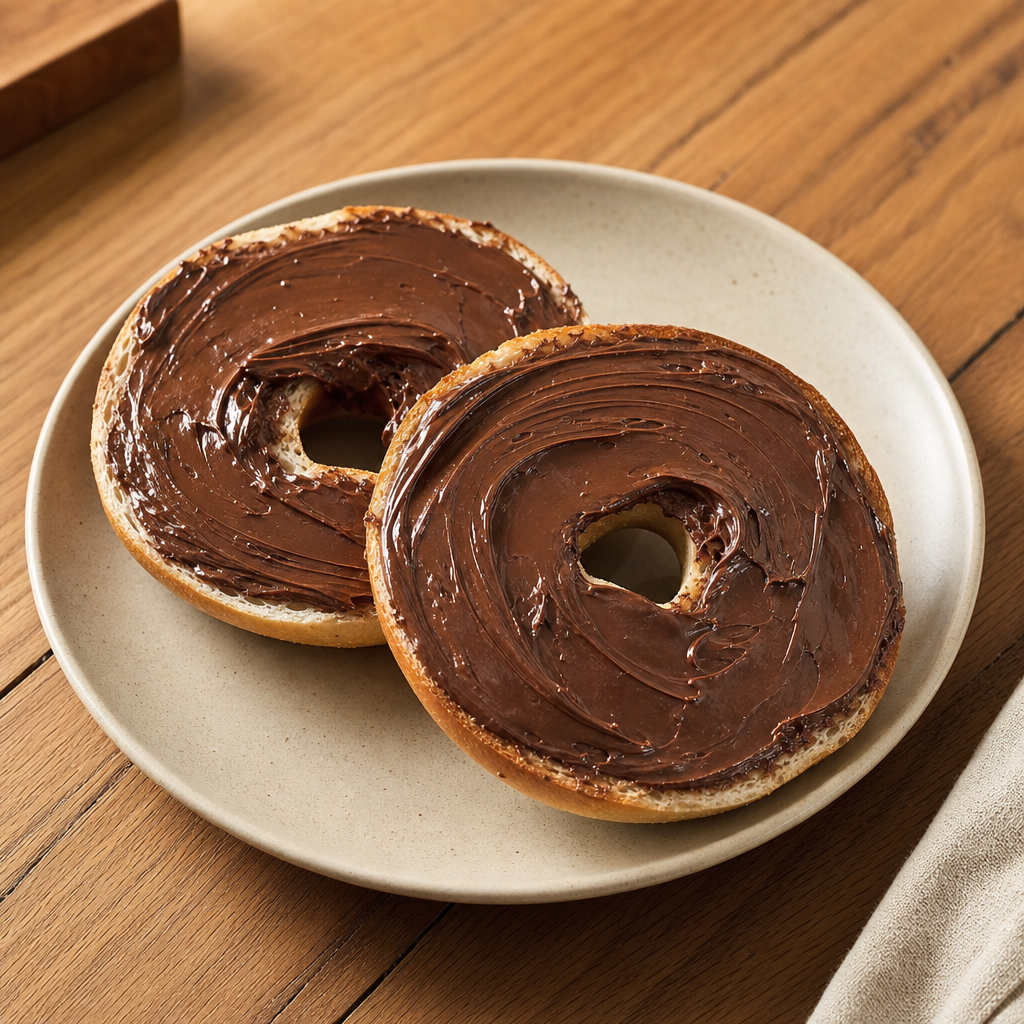 Bagel with Nutella
