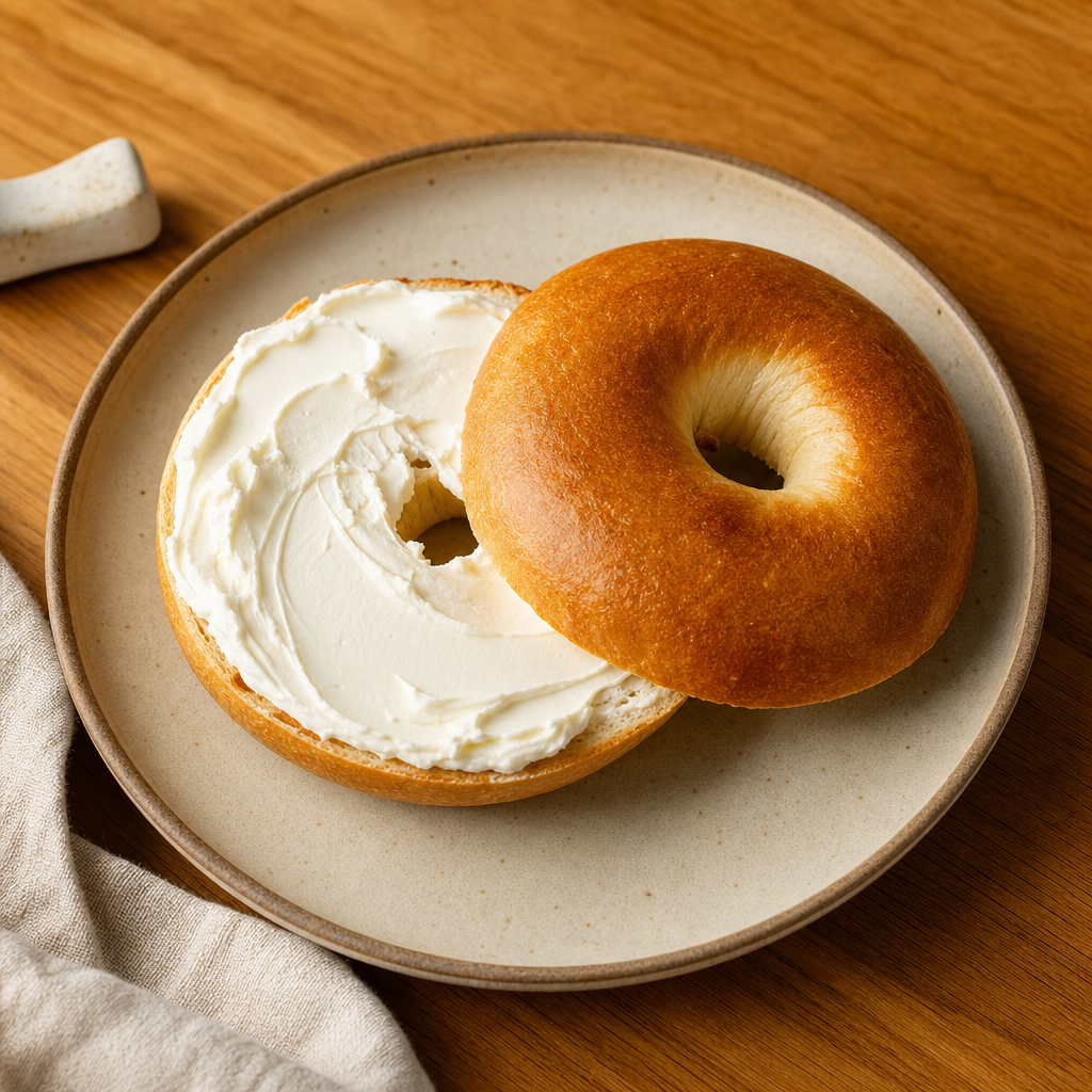 Bagel with Plain Cream Cheese