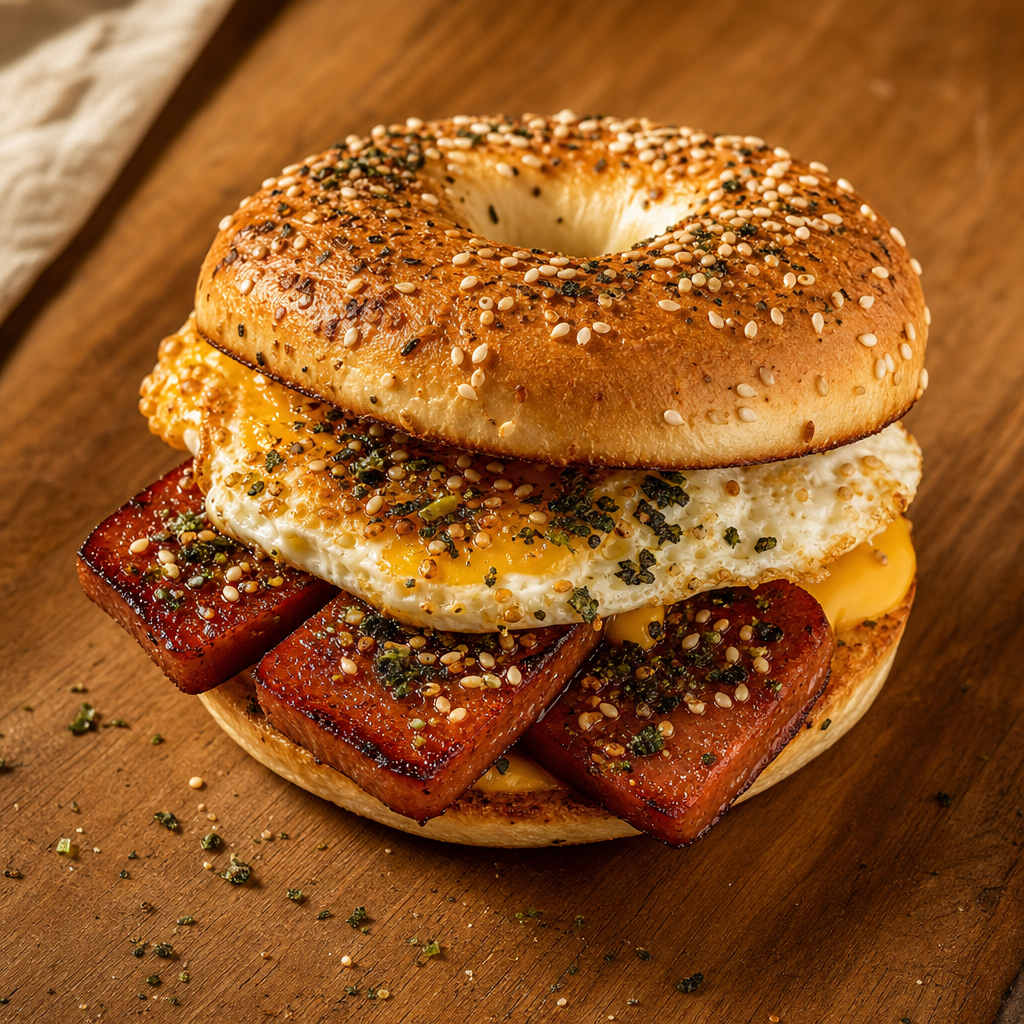 Seoul Spam & Egg Sandwich